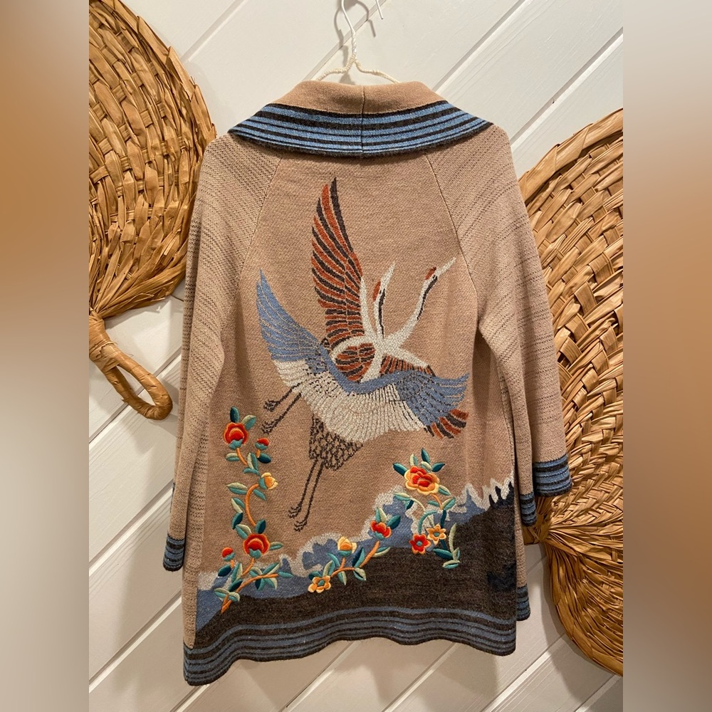 HWR Crane Cardigan from Anthropologie